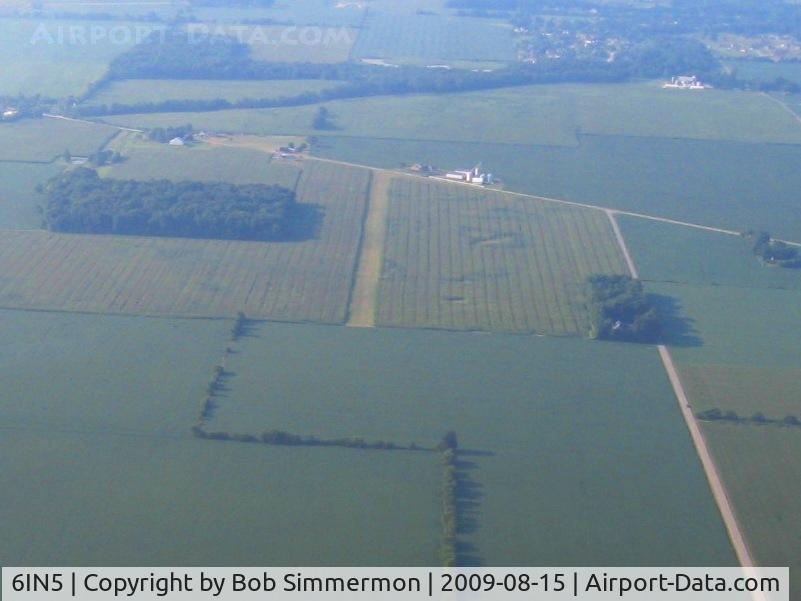 Foghorn Farms Airport (6IN5) - Looking south from 2500'