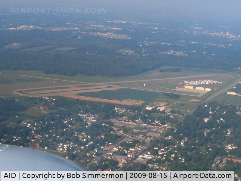 Anderson Muni-darlington Field Airport (AID) - Looking west from 2500'