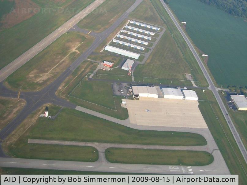 Anderson Muni-darlington Field Airport (AID) - View of the ramp and facilities