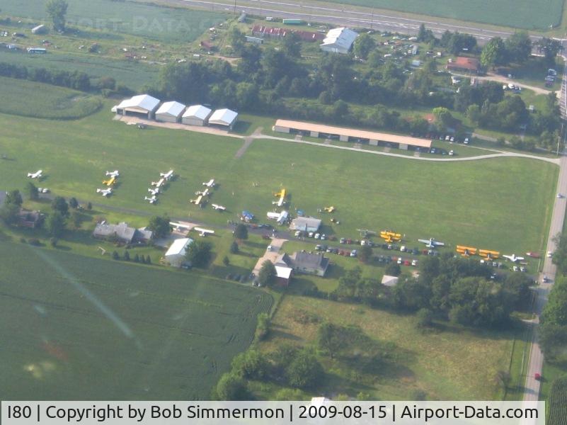 Noblesville Airport (I80) - Aircraft gathered for the EAA fly-in