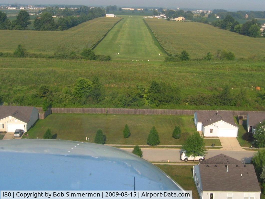 Noblesville Airport (I80) - Final for 27 during the EAA fly-in