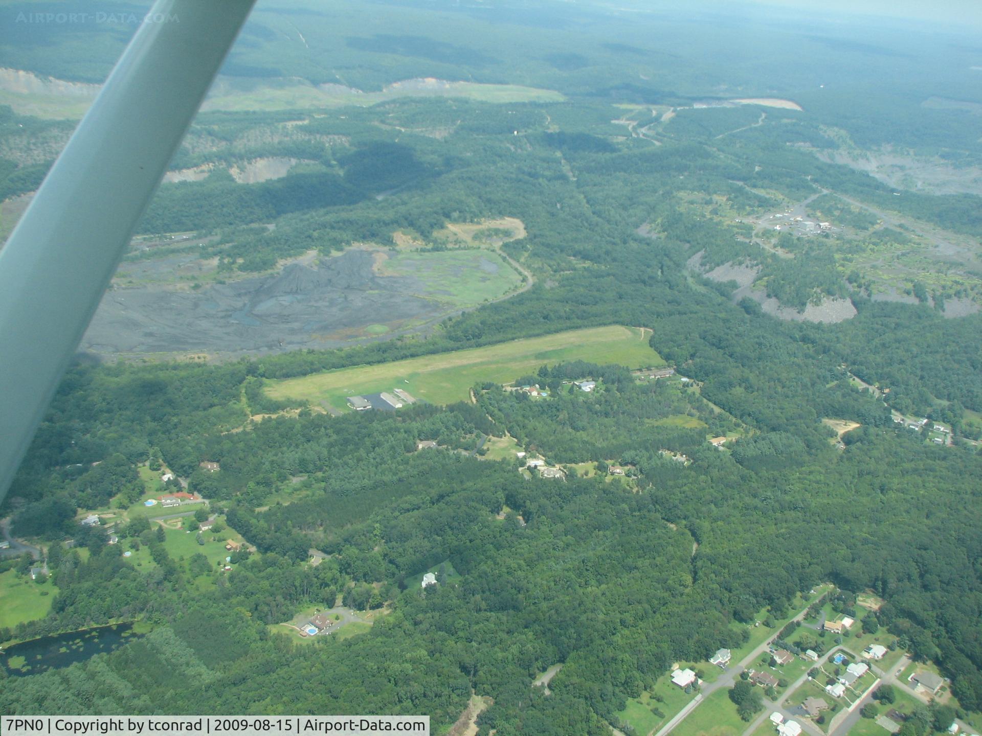 Tidmore Airport (7PN0) - Tidmore (private grass strip) near Minersville, PA