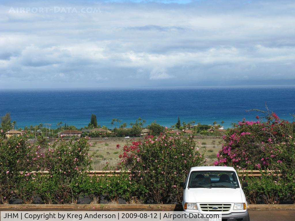 Kapalua Airport (JHM) - The view of the Pacific Ocean from Kapalua Airport in Lahaina, HI.