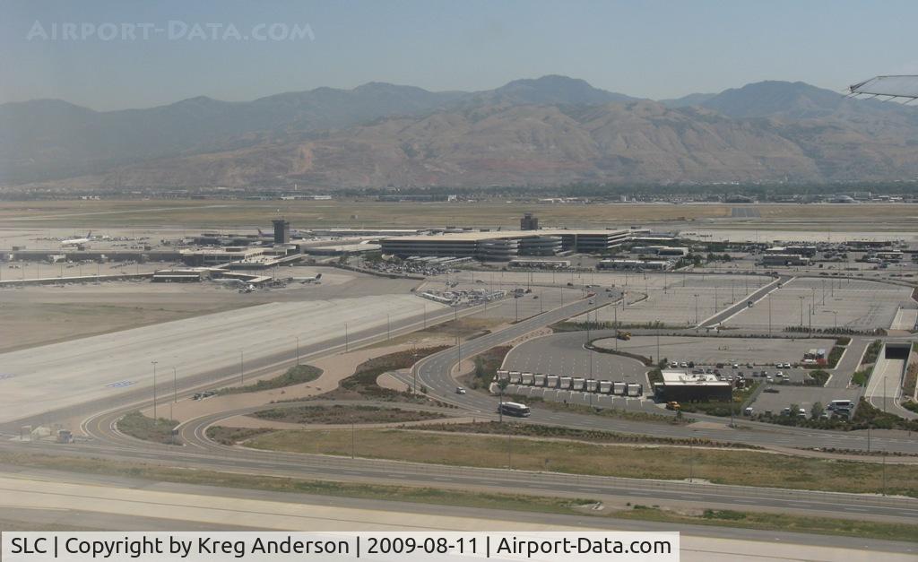 Salt Lake City International Airport (SLC) - Salt Lake City International Airport as seen from my view on departure to OGG.