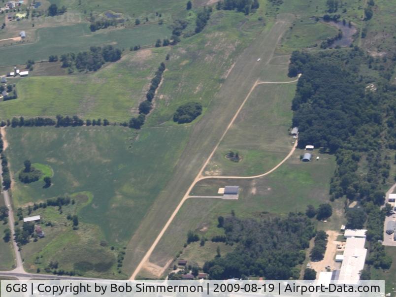 Shamrock Fld Airport (6G8) - Looking SE from 5500'