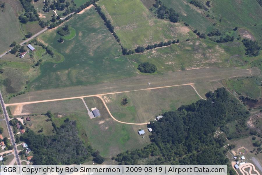 Shamrock Fld Airport (6G8) - Looking SE from 5500'