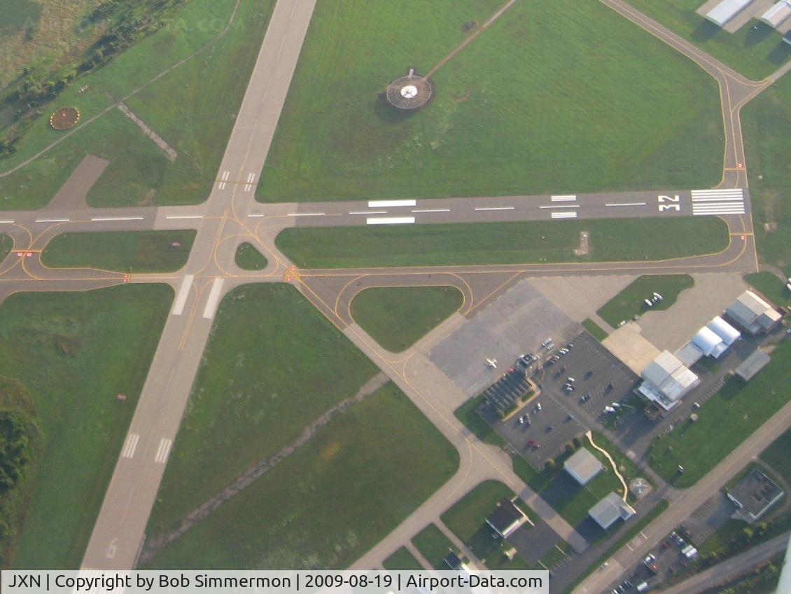 Jackson County-reynolds Field Airport (JXN) - Looking NE