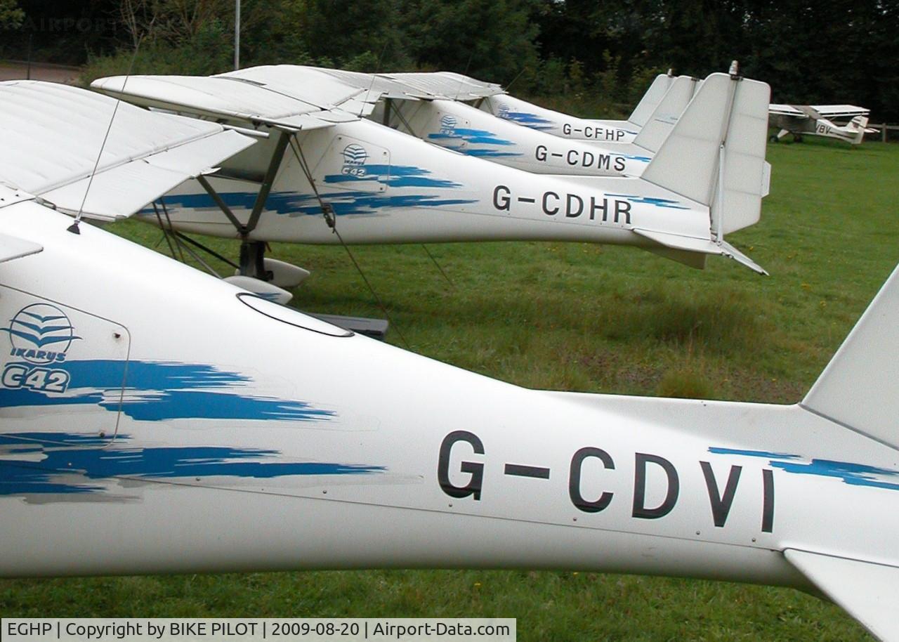 Popham Airfield Airport, Popham, England United Kingdom (EGHP) - MOST OF AIRBOURNE AVIATIONS C42 FLEET