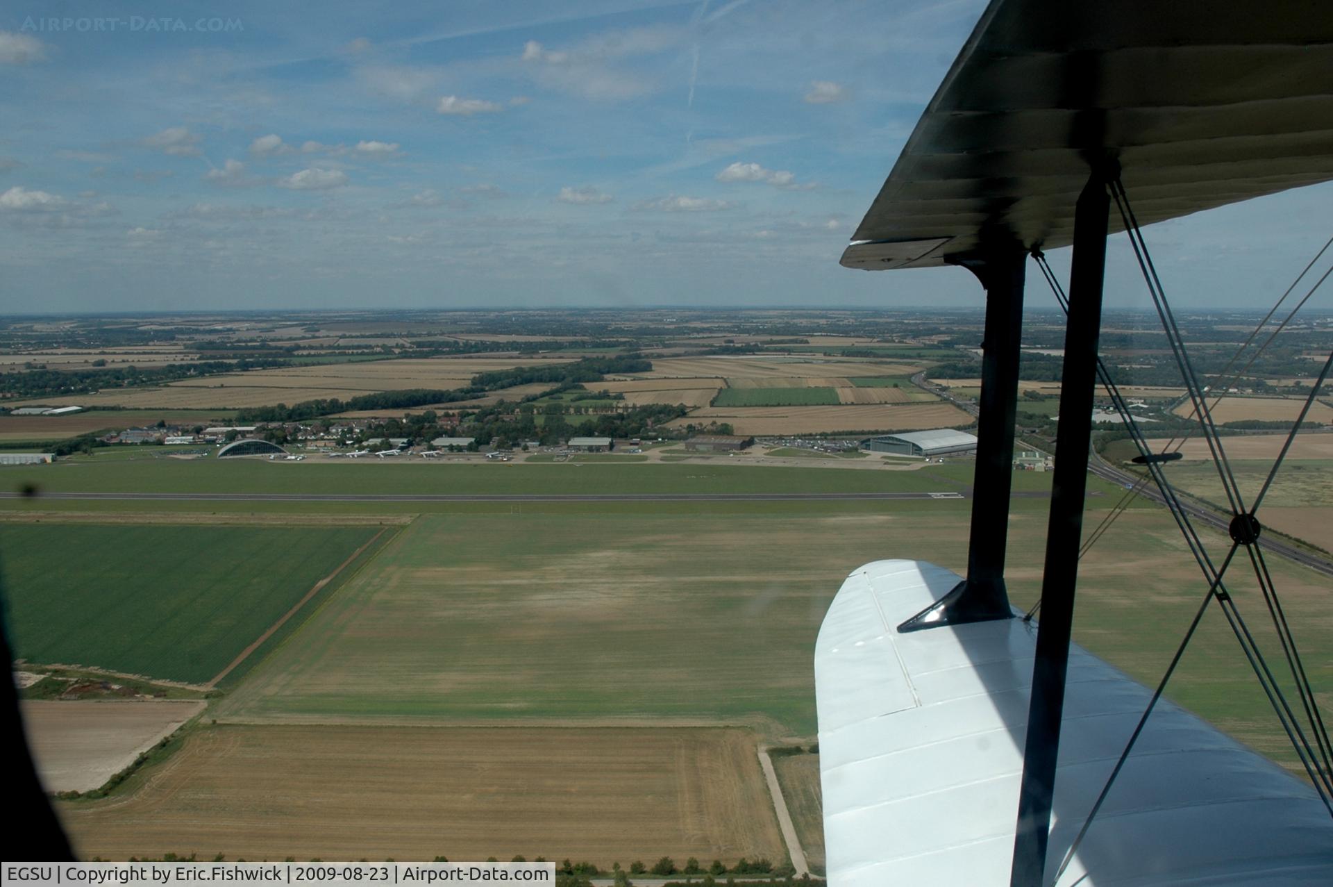 Duxford Airport, Cambridge, England United Kingdom (EGSU) - The Airfield from the South