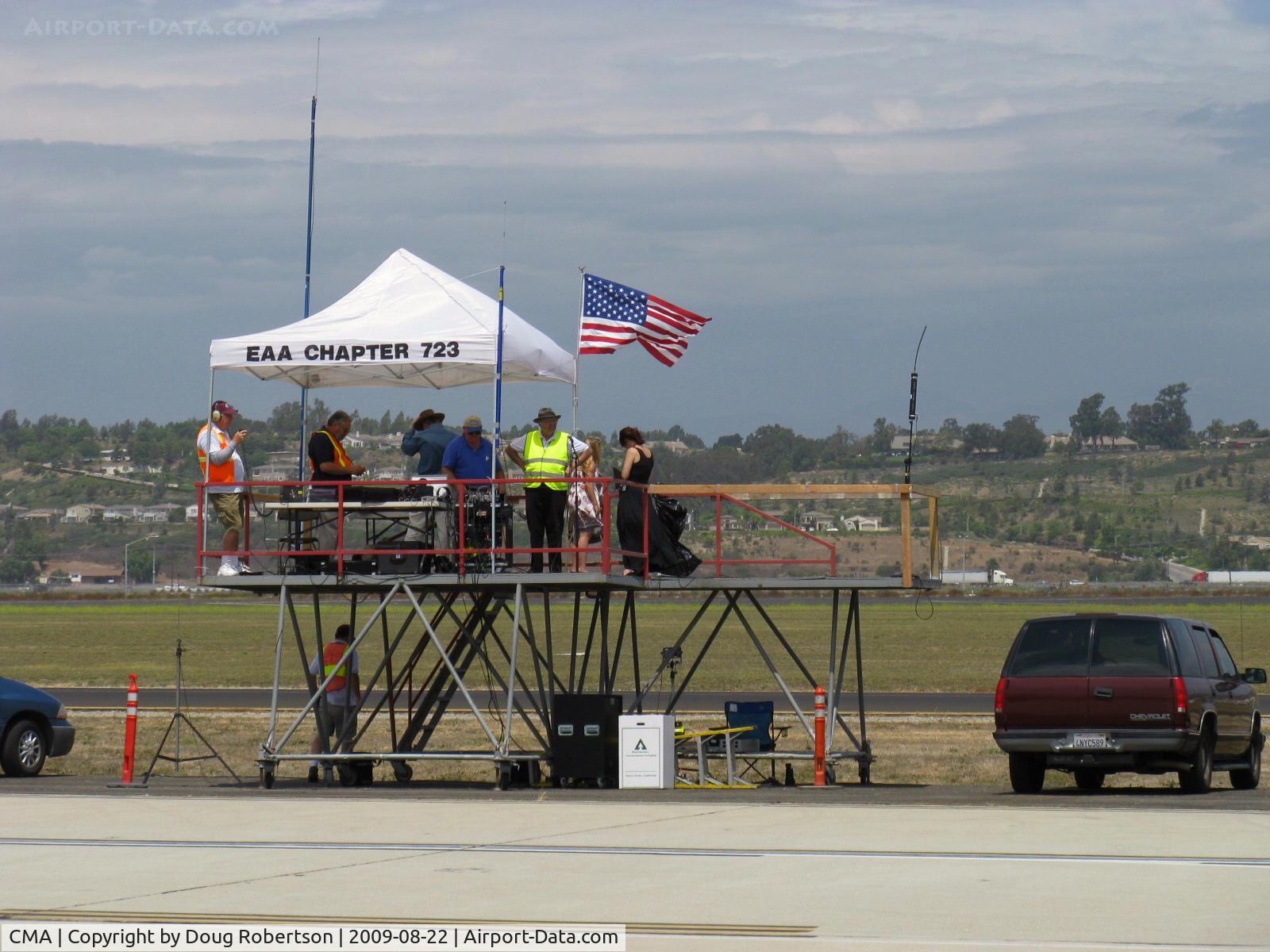 Camarillo Airport (CMA) - EAA Air Show Central-'Wings Over Camarillo' Show Announcer's Platform  