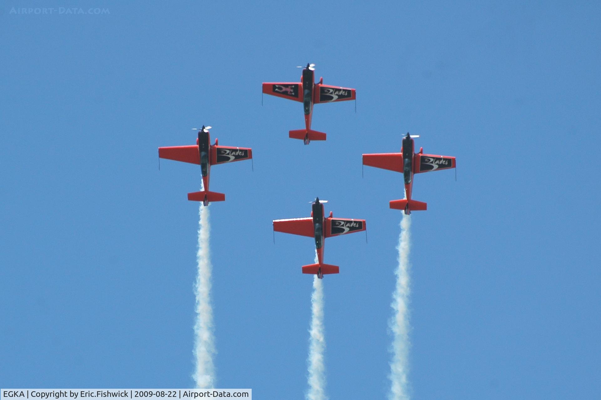 Shoreham Airport, Shoreham United Kingdom (EGKA) - The Blades at the superb RAFA Battle of Britain Airshow, Shoreham Airport, Aug 09