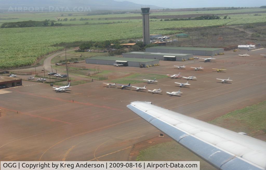 Kahului Airport (OGG) - The General Aviation parking area at OGG