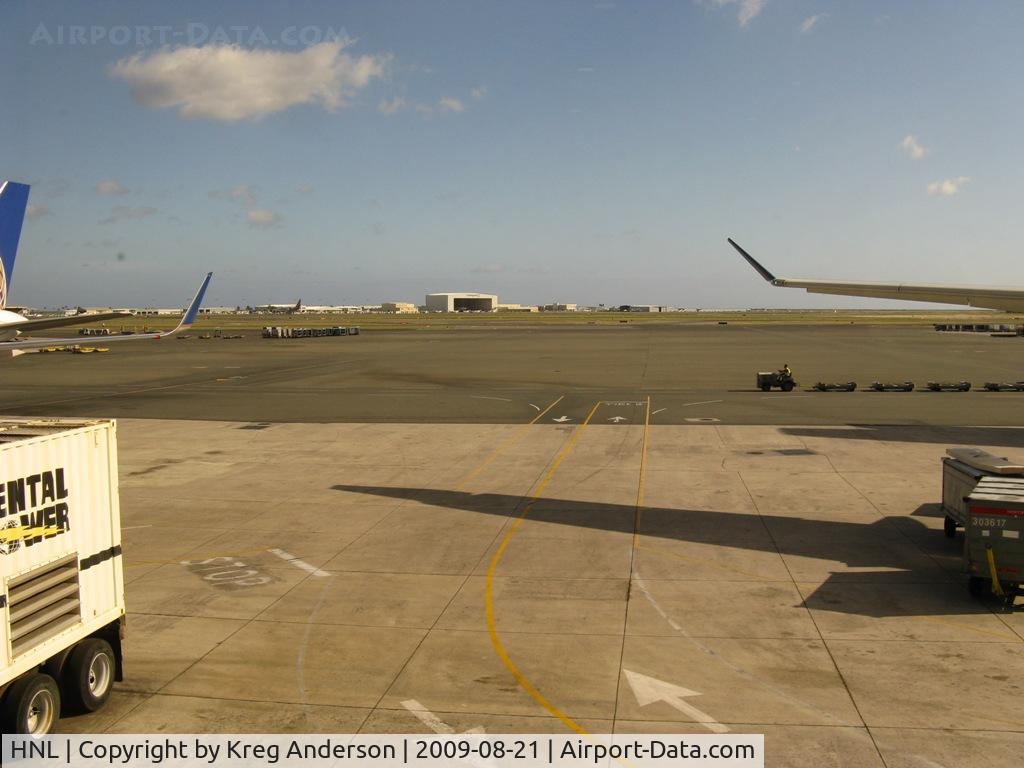 Honolulu International Airport (HNL) - A view from Gate 13 at HNL