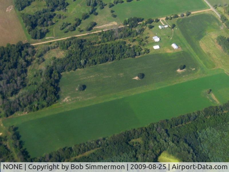 NONE Airport - Uncharted E-W farm strip on Thorpe Rd. at Cooper St. - Jackson, Michigan