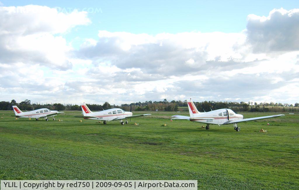 Lilydale Airport, Lilydale, Victoria Australia (YLIL) - Trainer Lineup, Lilydale Airfield