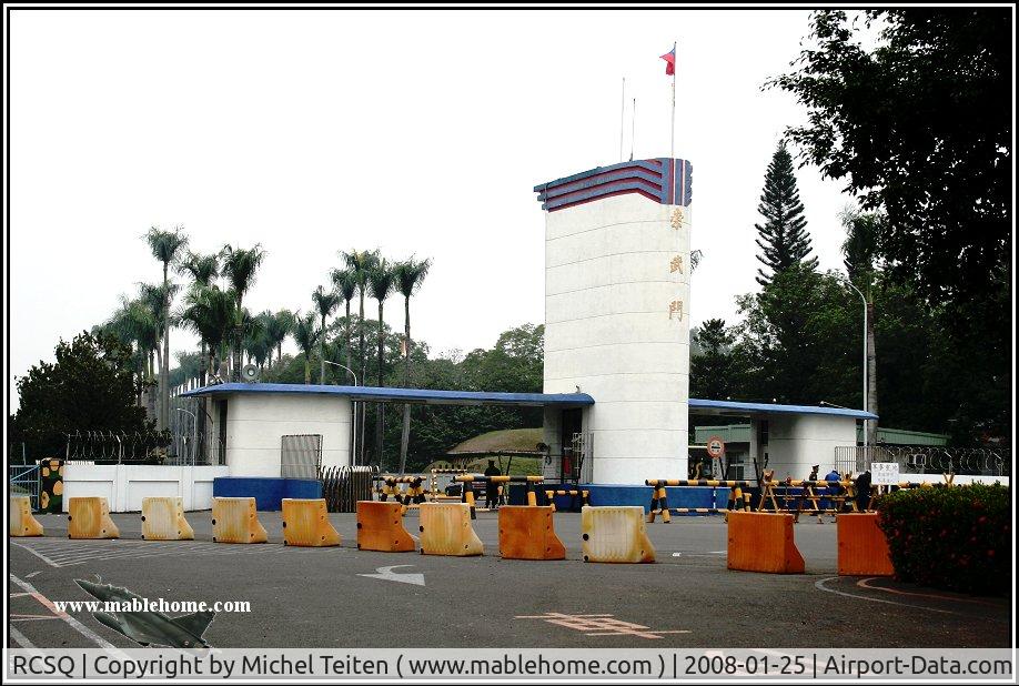 RCSQ Airport - Main entrance of the Air Base