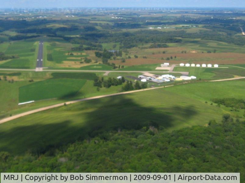 Iowa County Airport (MRJ) - Looking down RWY 29