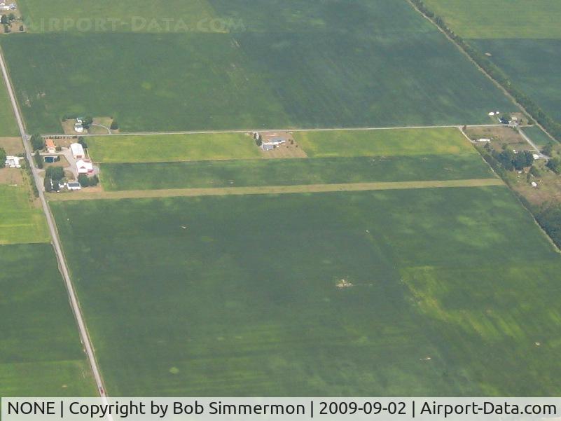 NONE Airport - Uncharted farm strip on Southworth & Zion Church Roads, Delphos, Ohio.