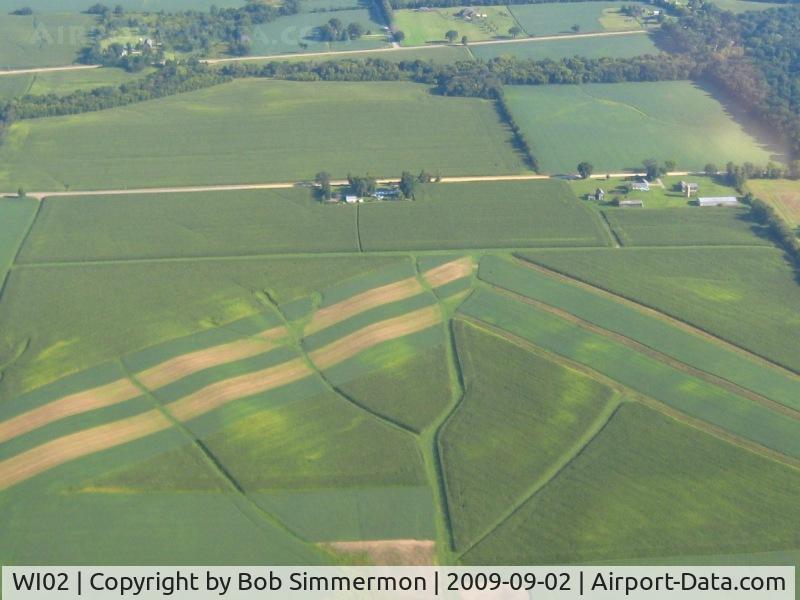 Turtle Airport (WI02) - Looking north - they must fly high-wings.