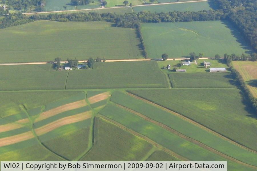 Turtle Airport (WI02) - Looking north - they must fly high-wings.