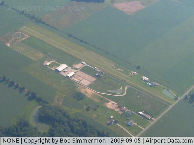 NONE Airport - Uncharted farm strip on Adams Rd. near New California, Ohio.