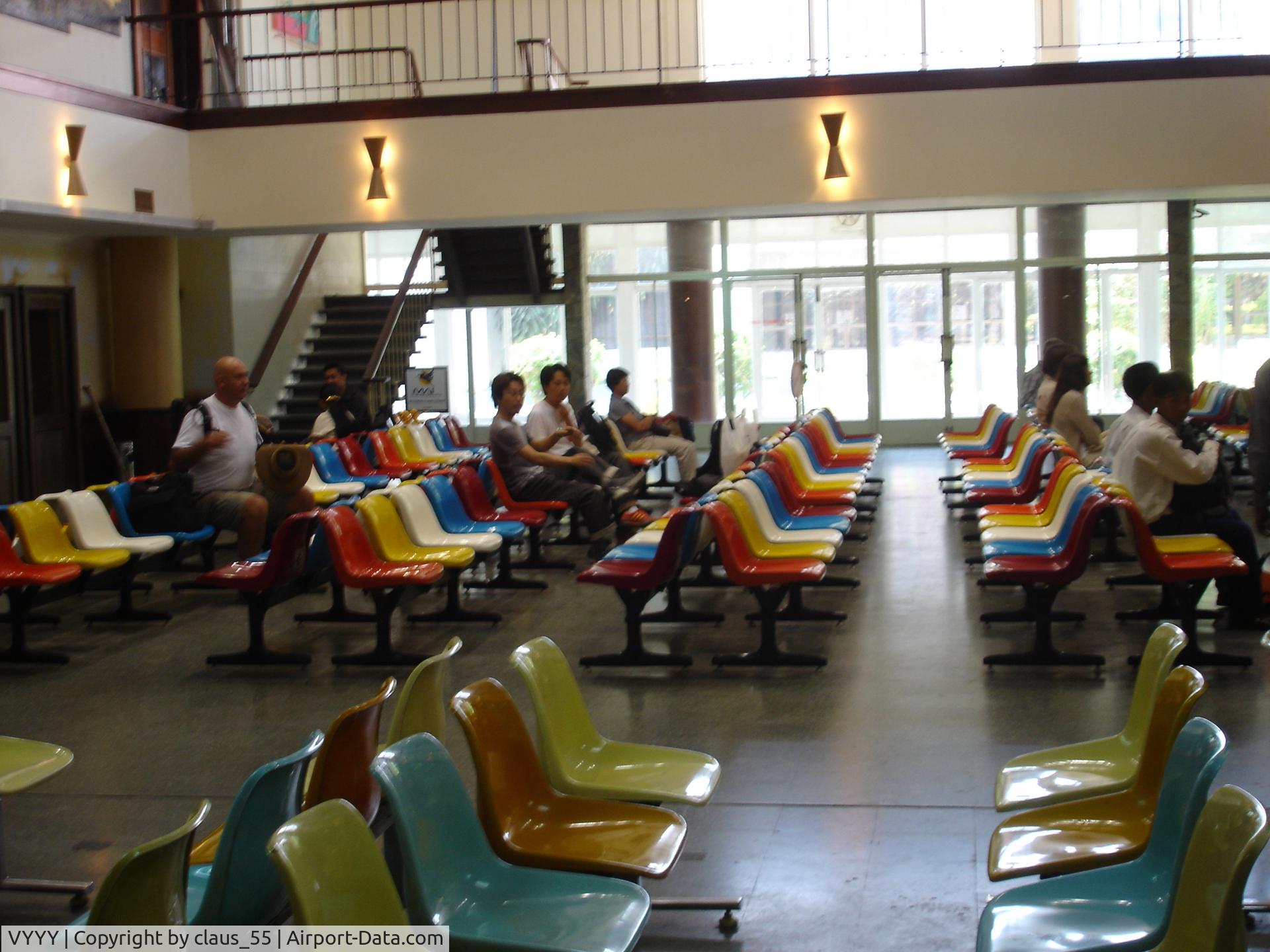 Yangon International Airport, Yangon (Rangoon) Myanmar (VYYY) - waiting hall