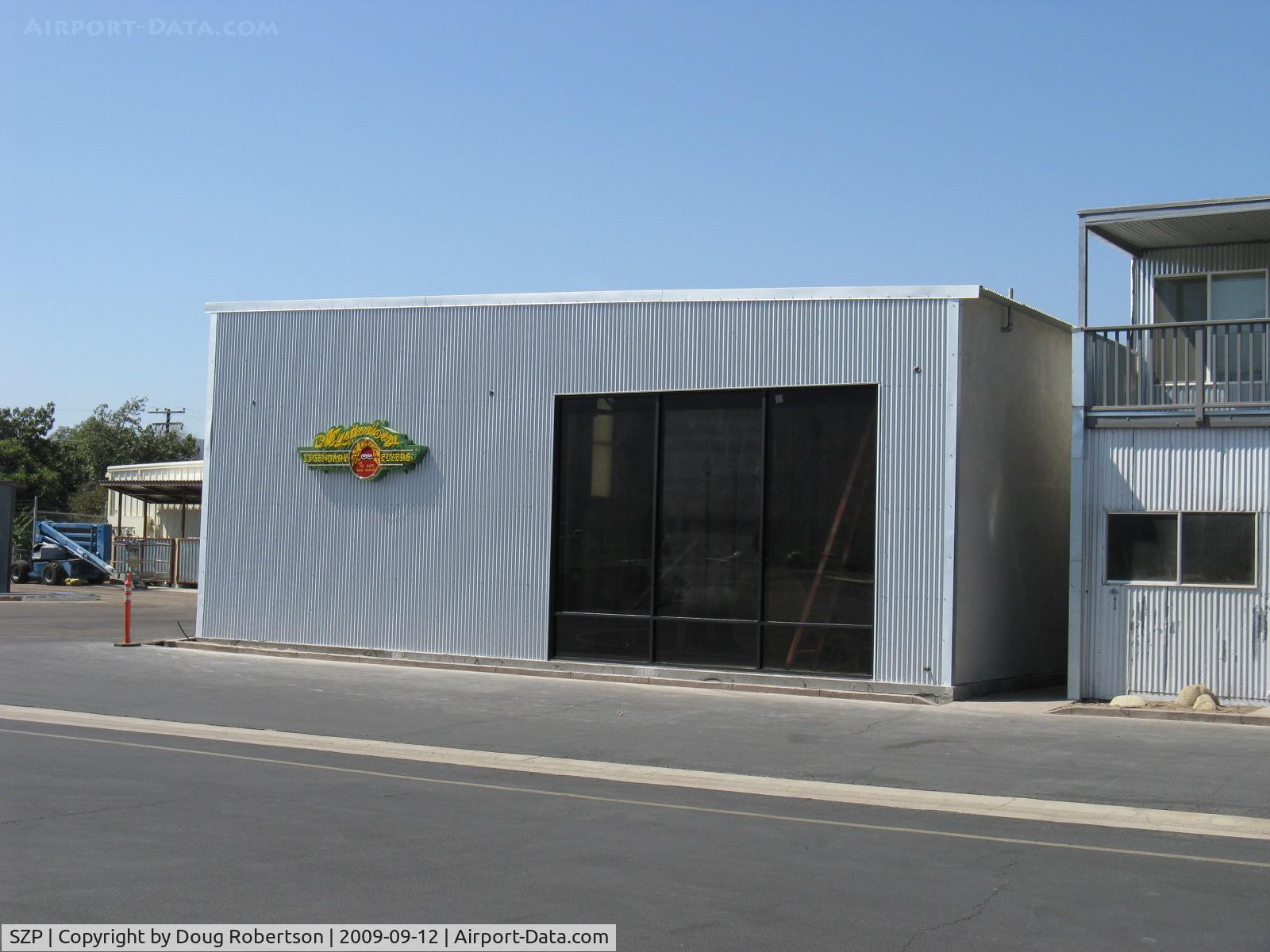 Santa Paula Airport (SZP) - New Hangar-Windows installed today.