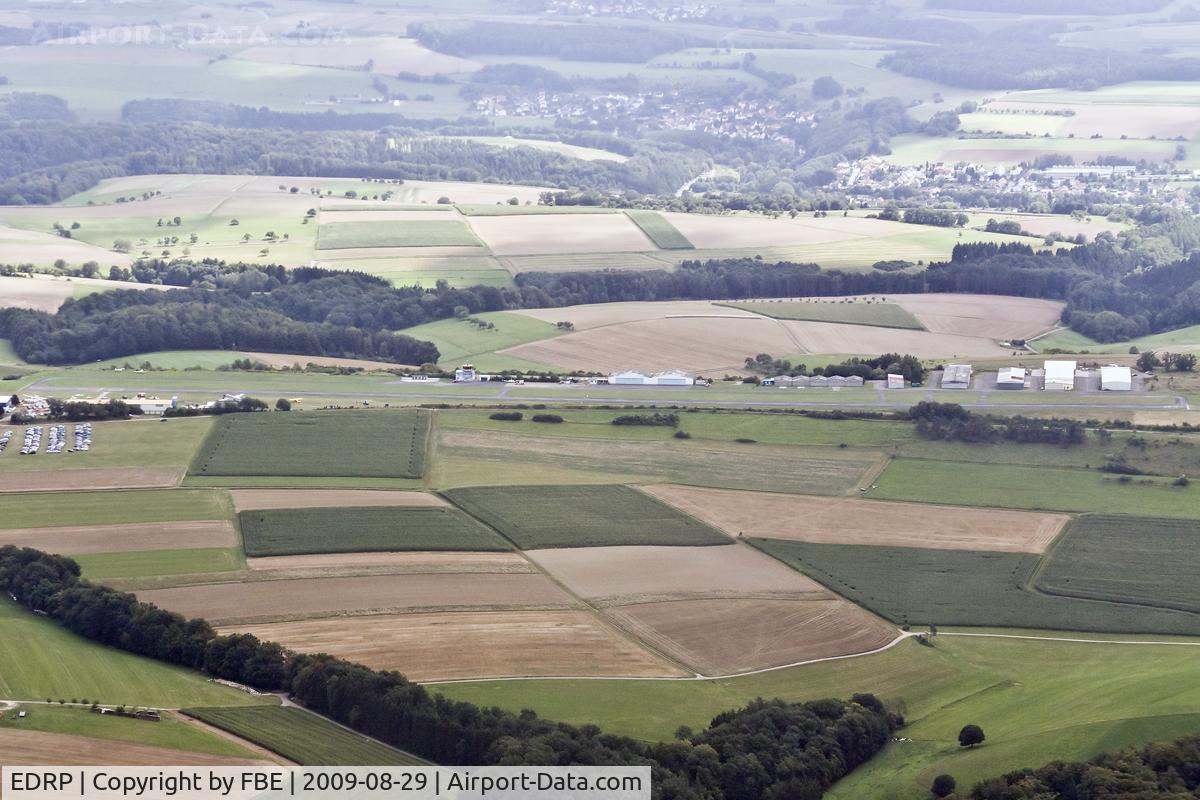EDRP Airport - passing Pirmasens while on final to ERDZ/ZQW