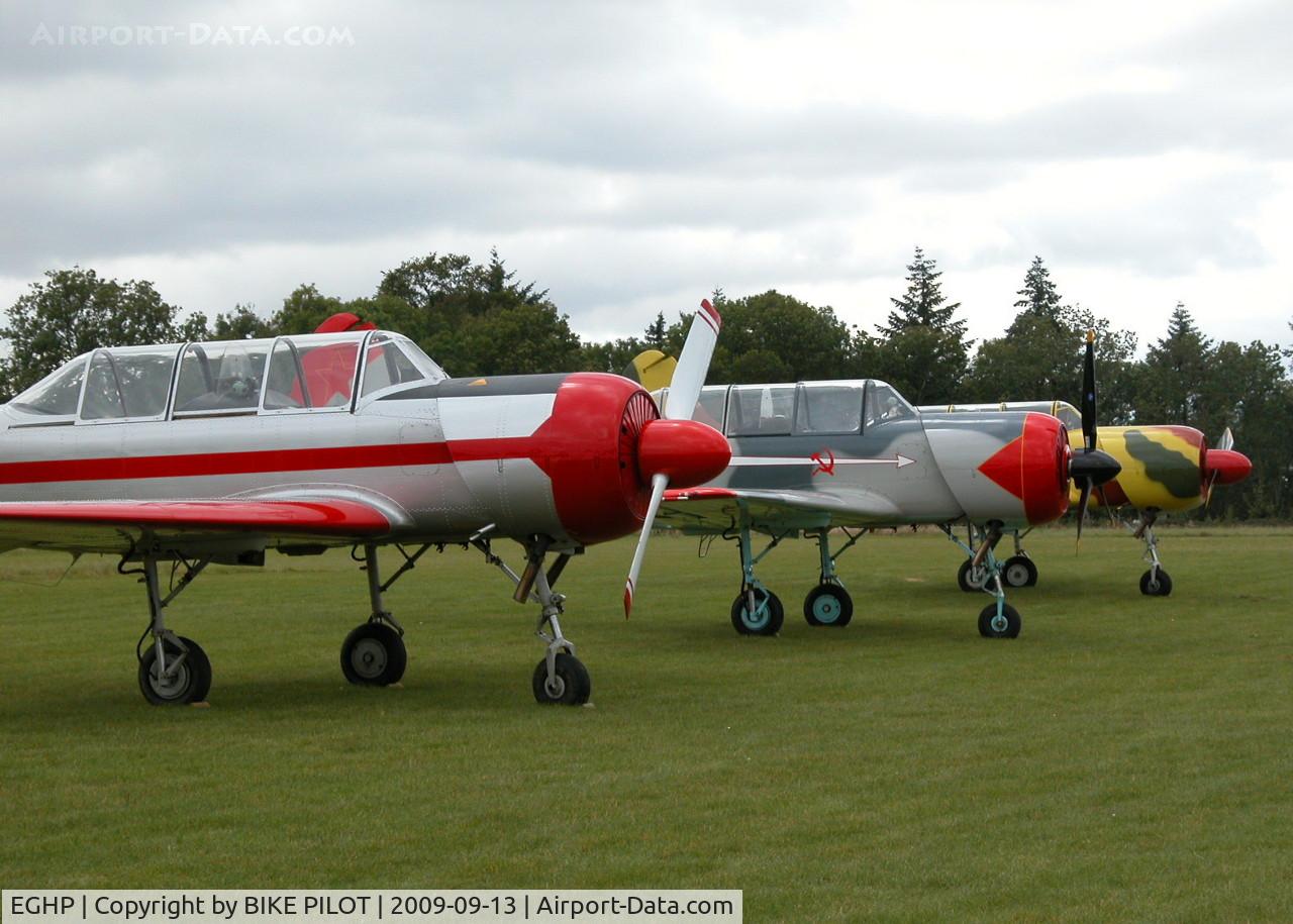 Popham Airfield Airport, Popham, England United Kingdom (EGHP) - TEAM OSPREY. RUSSIAN AIRCRAFT FLY-IN