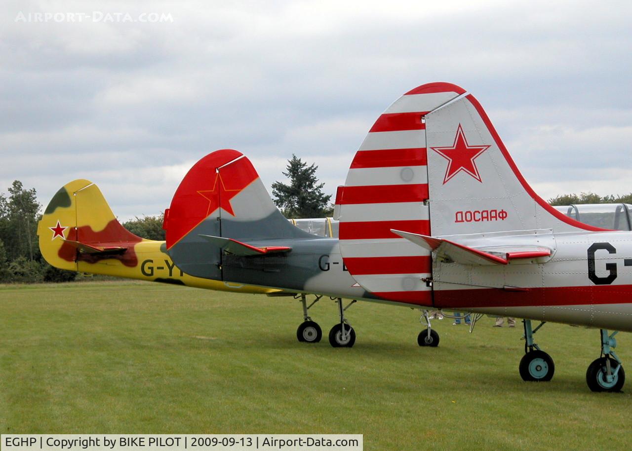 Popham Airfield Airport, Popham, England United Kingdom (EGHP) - TEAM OSPREY. POPHAM RUSSIAN AIRCRAFT FLY-IN