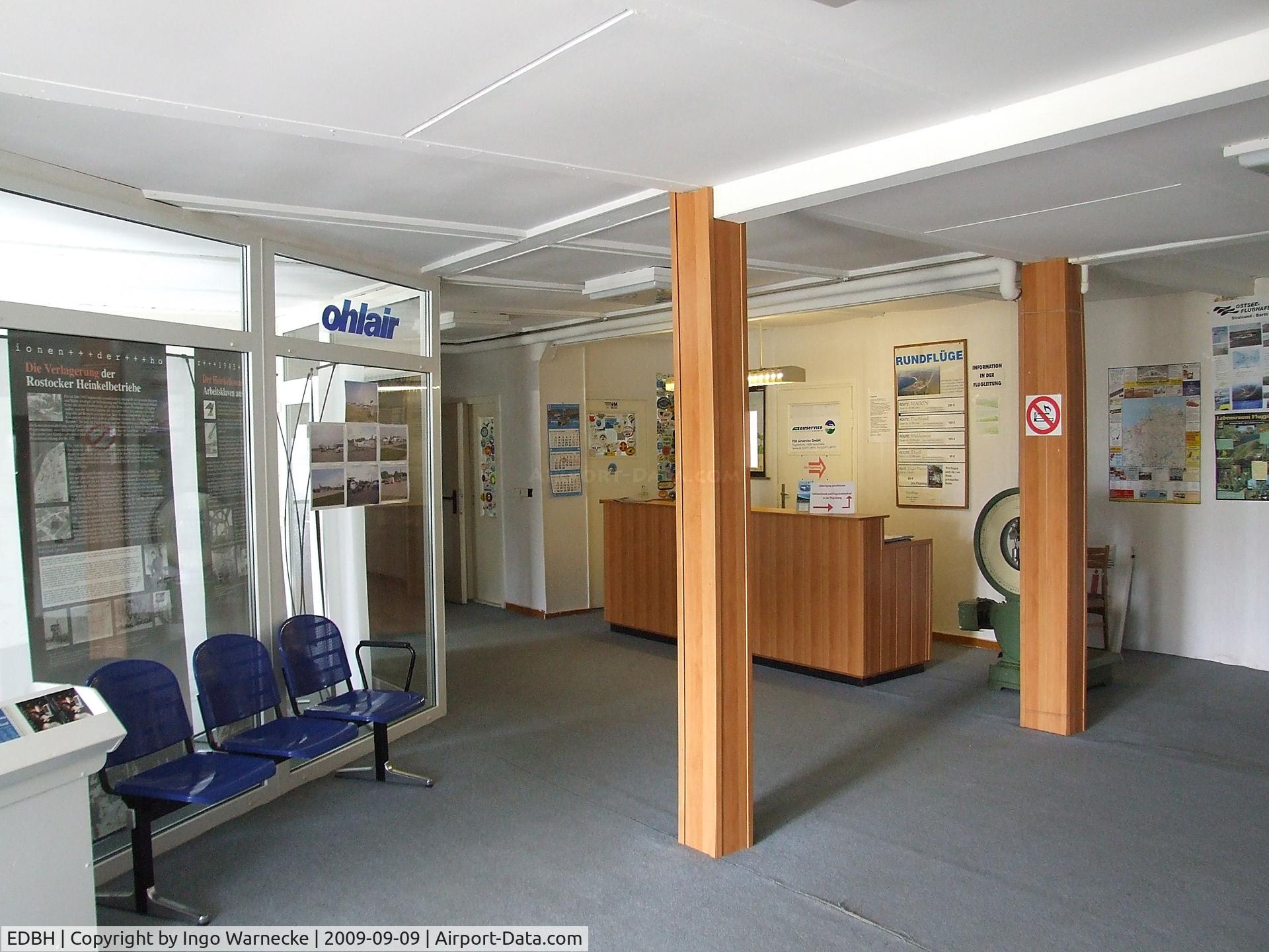 Barth Airport, Barth, Mecklenburg-Vorpommern Germany (EDBH) - Ostseeflughafen Stralsund / Barth, inside the terminal