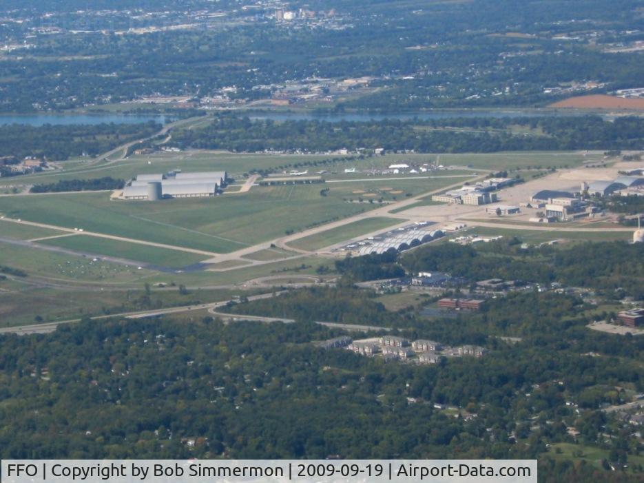 Wright-patterson Afb Airport (FFO) - National Museum of the US Air Force on the SW end of Wright Patterson AFB.