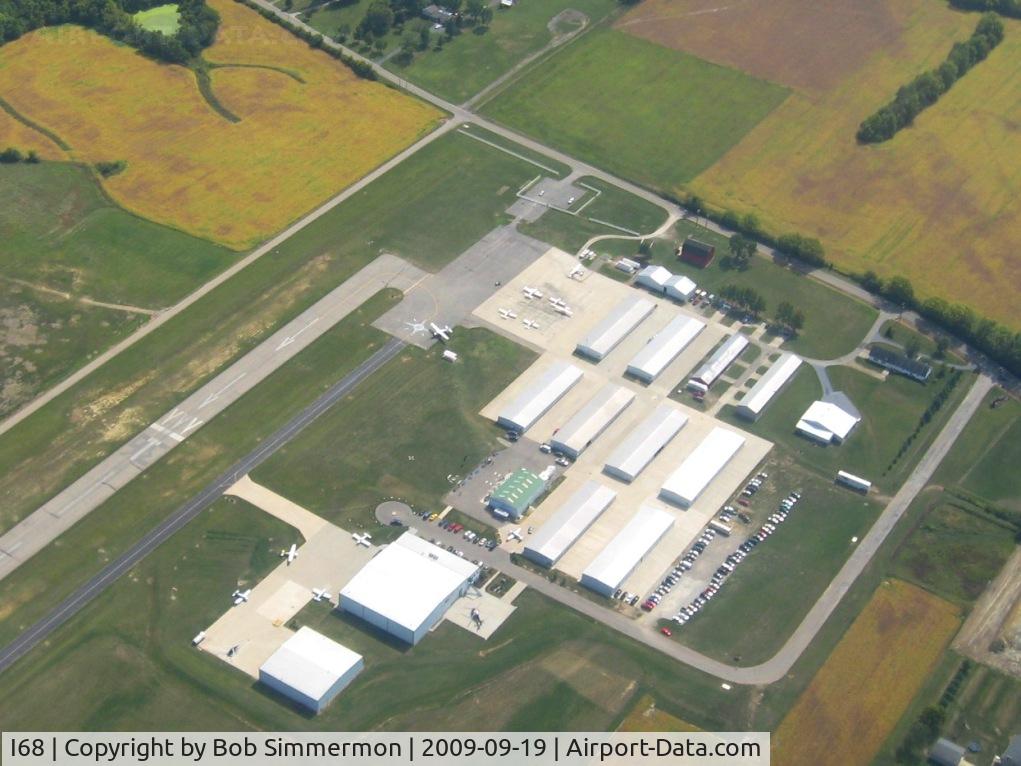 Warren County/john Lane Field Airport (I68) - View of the ramp and facilities