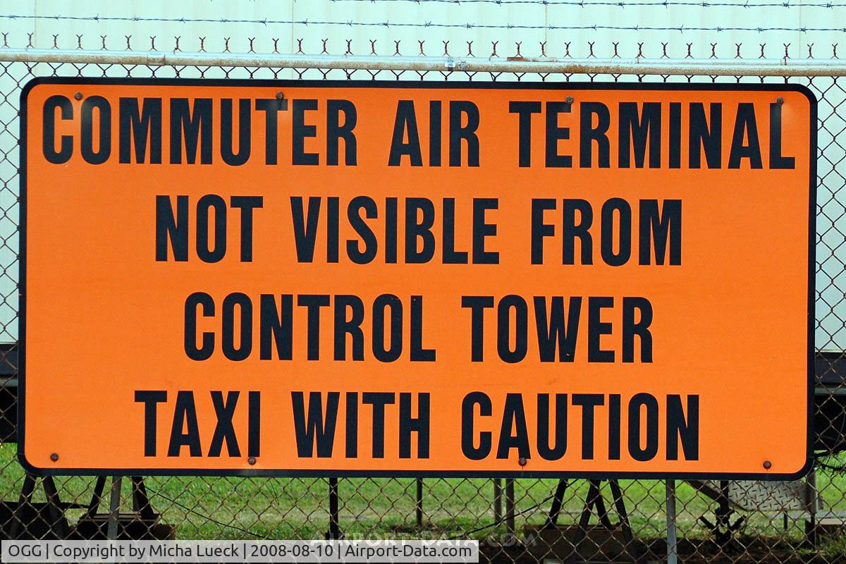 Kahului Airport (OGG) - At Maui