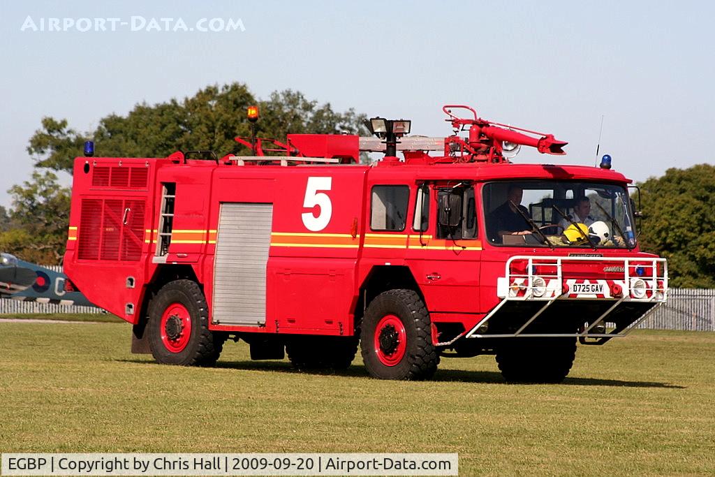 Kemble Airport, Kemble, England United Kingdom (EGBP) - Kemble fire truck