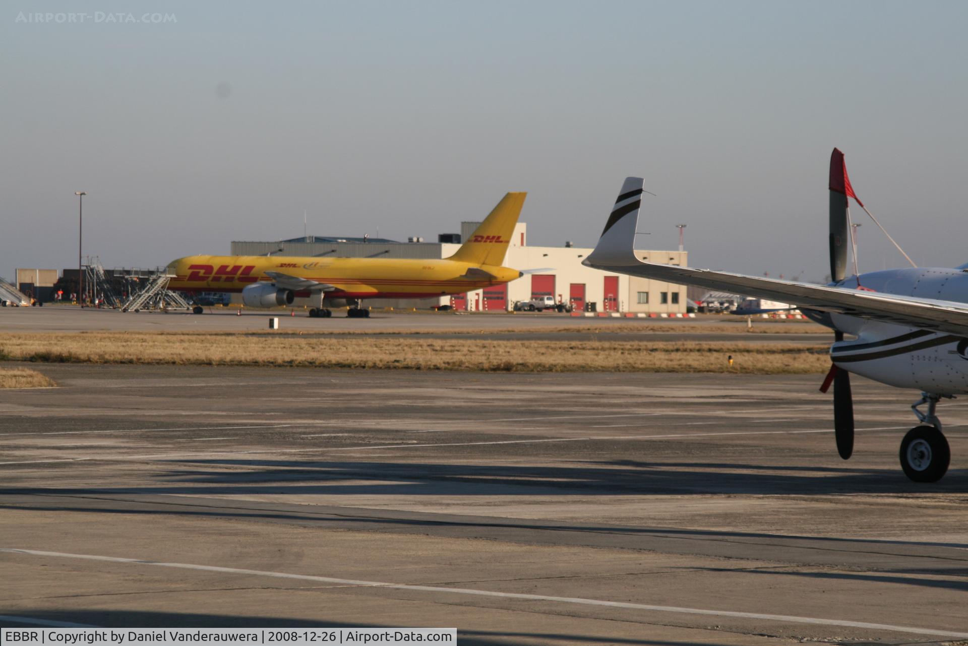 Brussels Airport, Brussels / Zaventem   Belgium (EBBR) - view from General Aviation apron