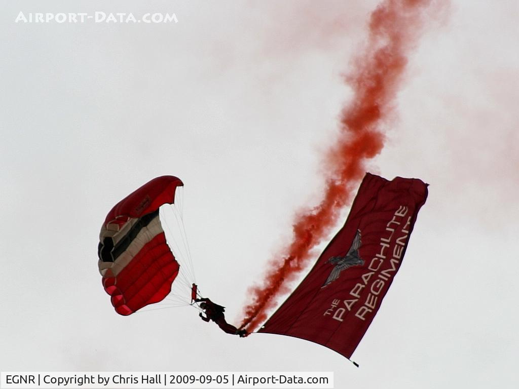 Hawarden Airport, Chester, England United Kingdom (EGNR) - Displaying at the Airbus families day