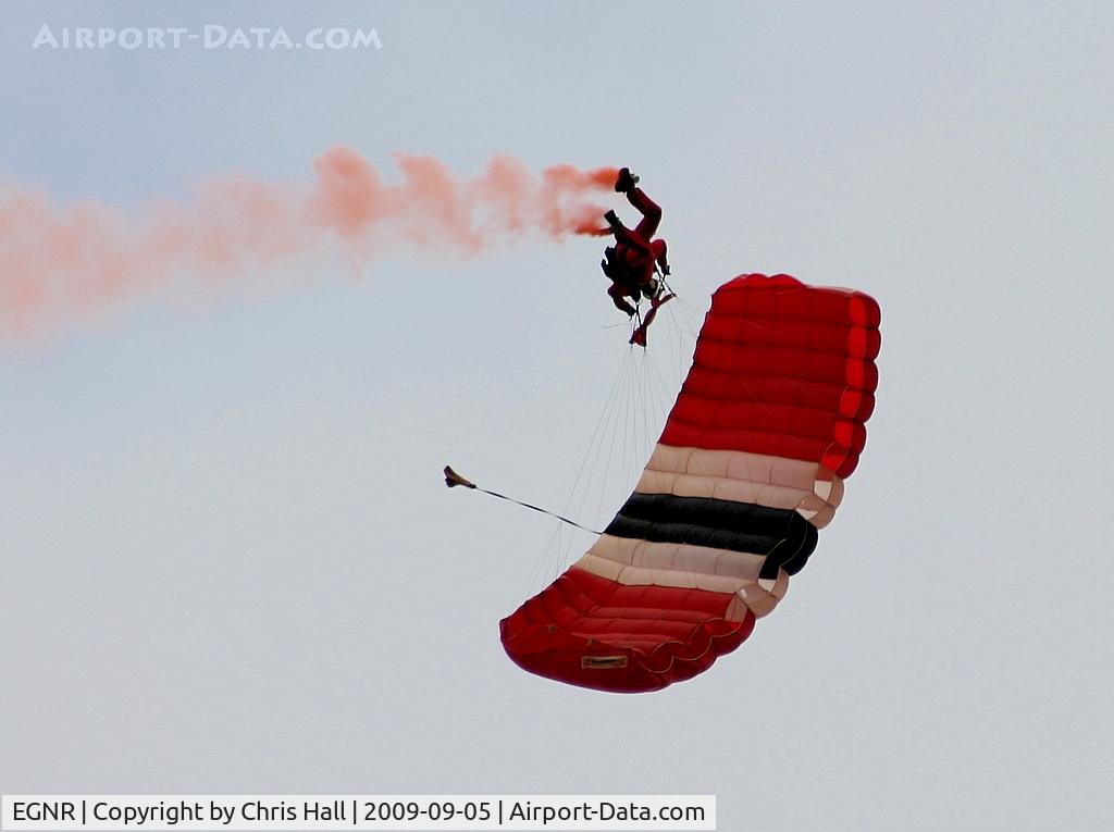 Hawarden Airport, Chester, England United Kingdom (EGNR) - Displaying at the Airbus families day