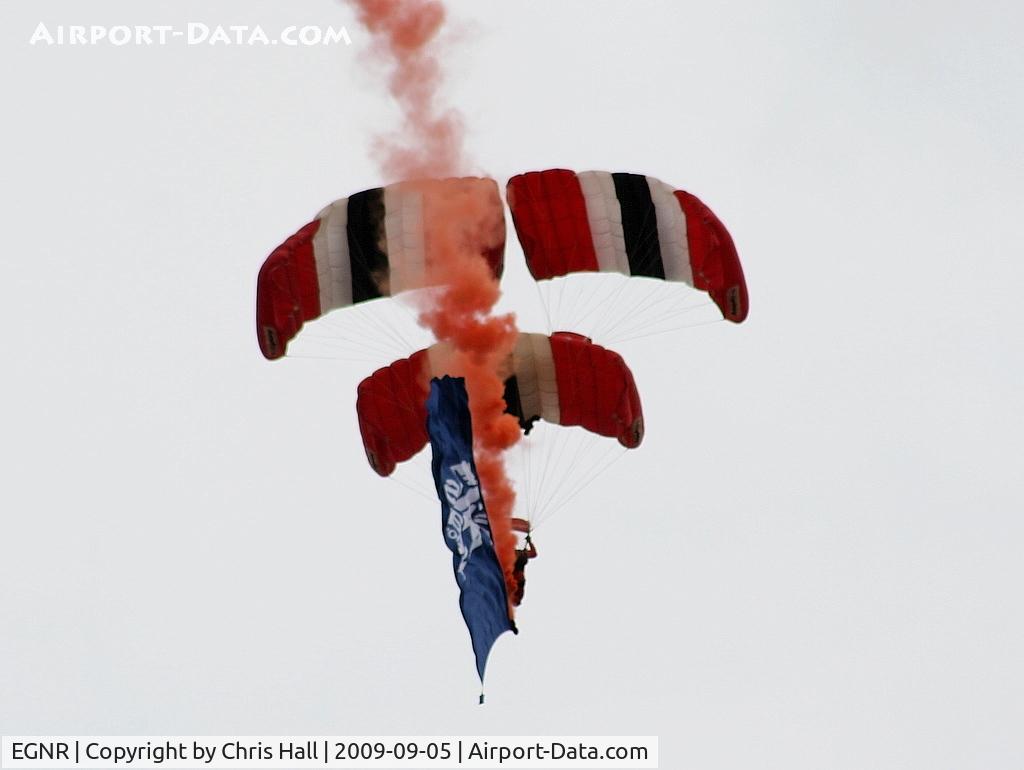 Hawarden Airport, Chester, England United Kingdom (EGNR) - Displaying at the Airbus families day