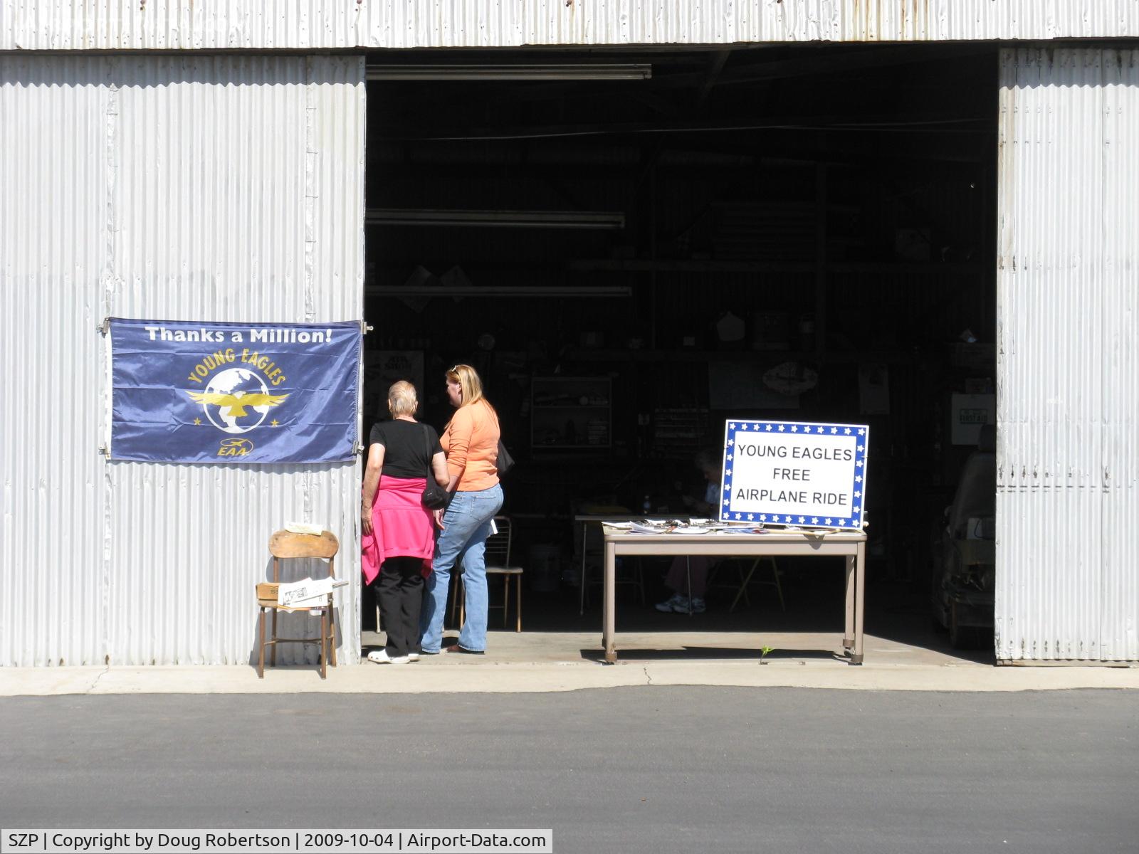Santa Paula Airport (SZP) - Young Eagles Hangar-1st Sundays-Kids 8-17 Free Airplane Rides. Prior appointments needed.