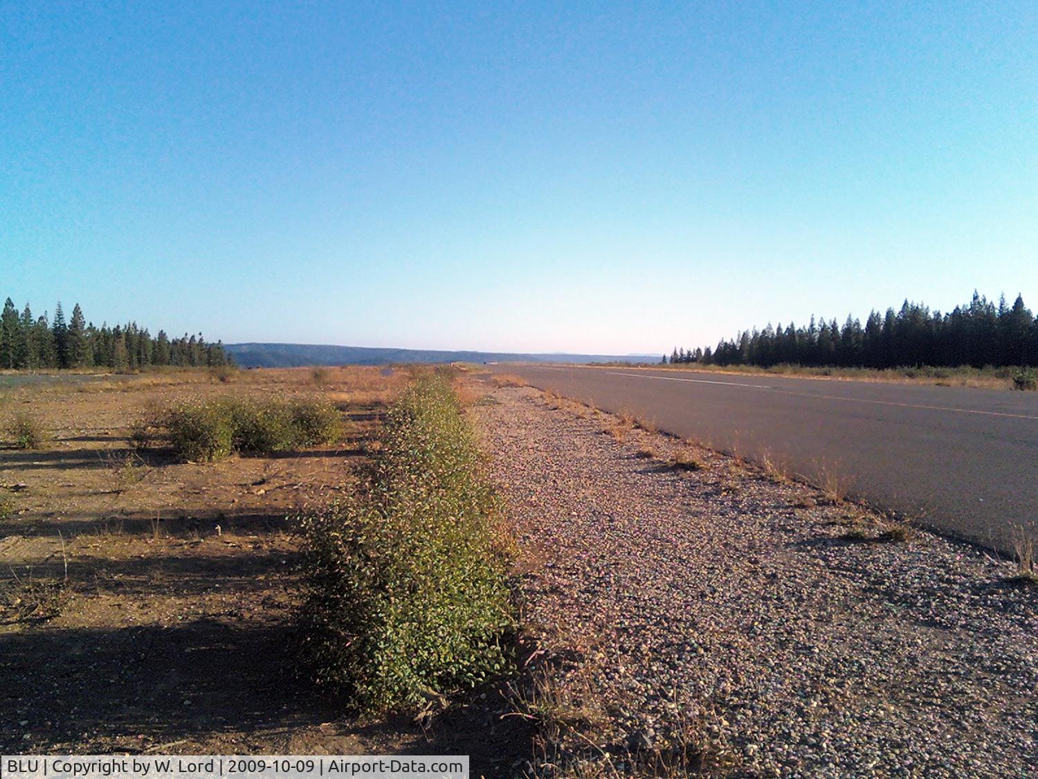 Blue Canyon - Nyack Airport (BLU) - Runway, facing south