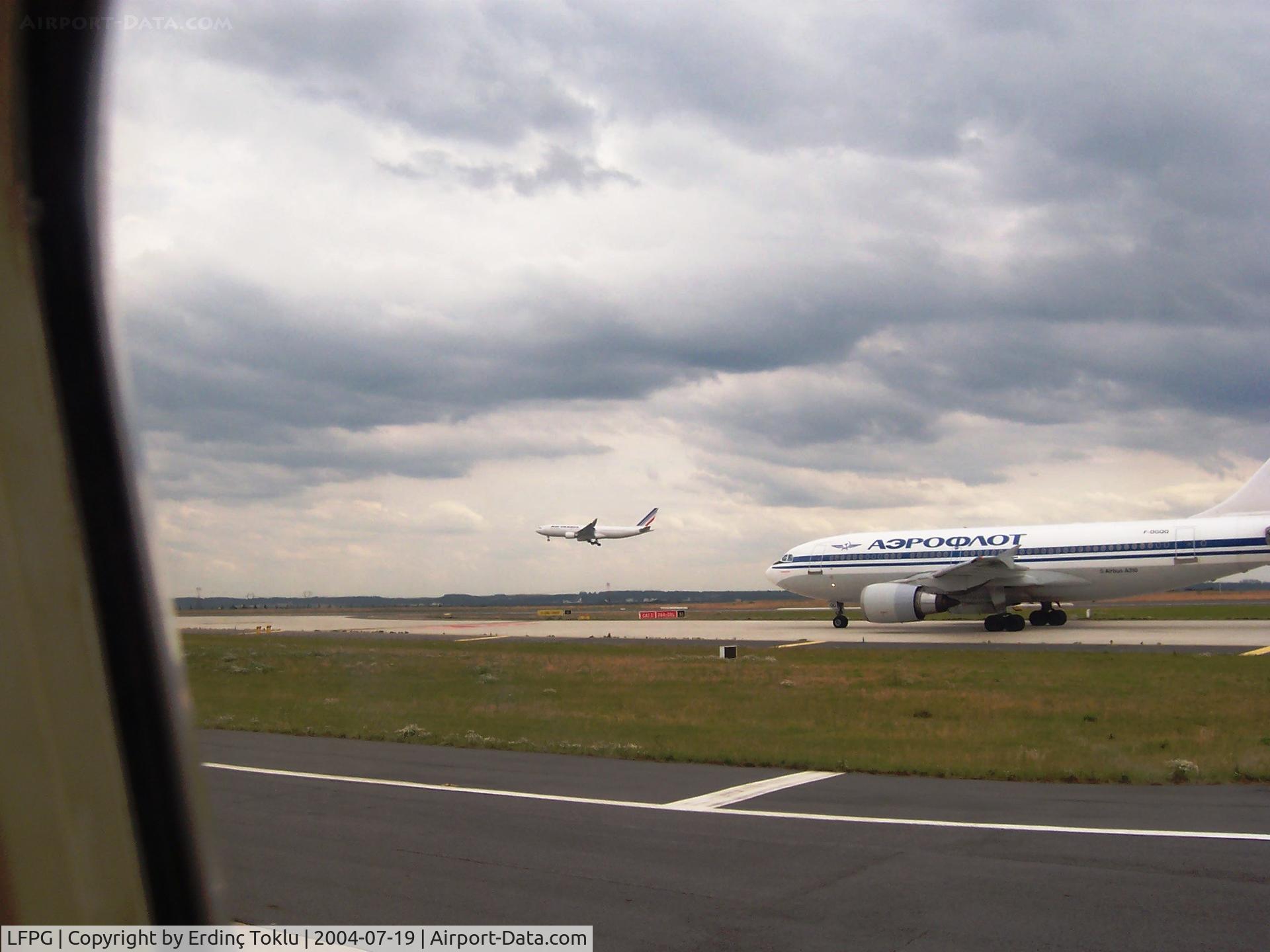 Paris Charles de Gaulle Airport (Roissy Airport), Paris France (LFPG) - Tchaikovski waiting for landing aircraft