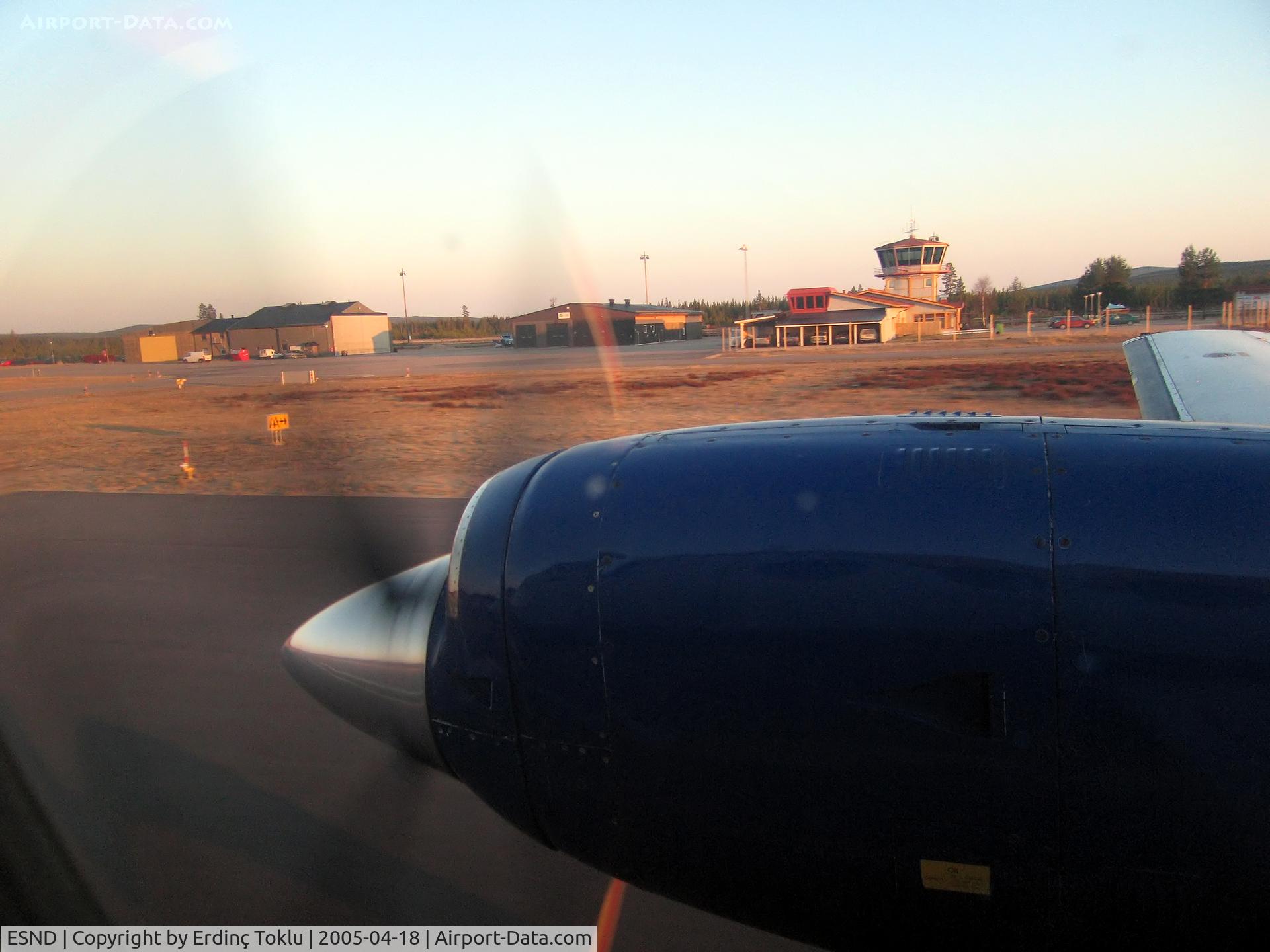Sveg Airport, Sveg Sweden (ESND) - The pilot asked us : what are you going to do in Sveg ?