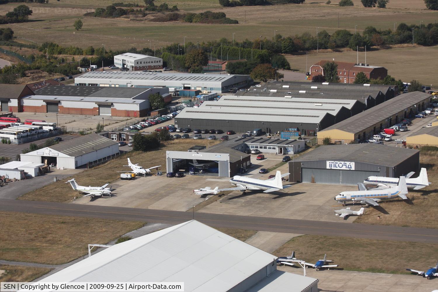 London Southend Airport, Southend-on-Sea, England United Kingdom (SEN) - Some Aircraft Stored