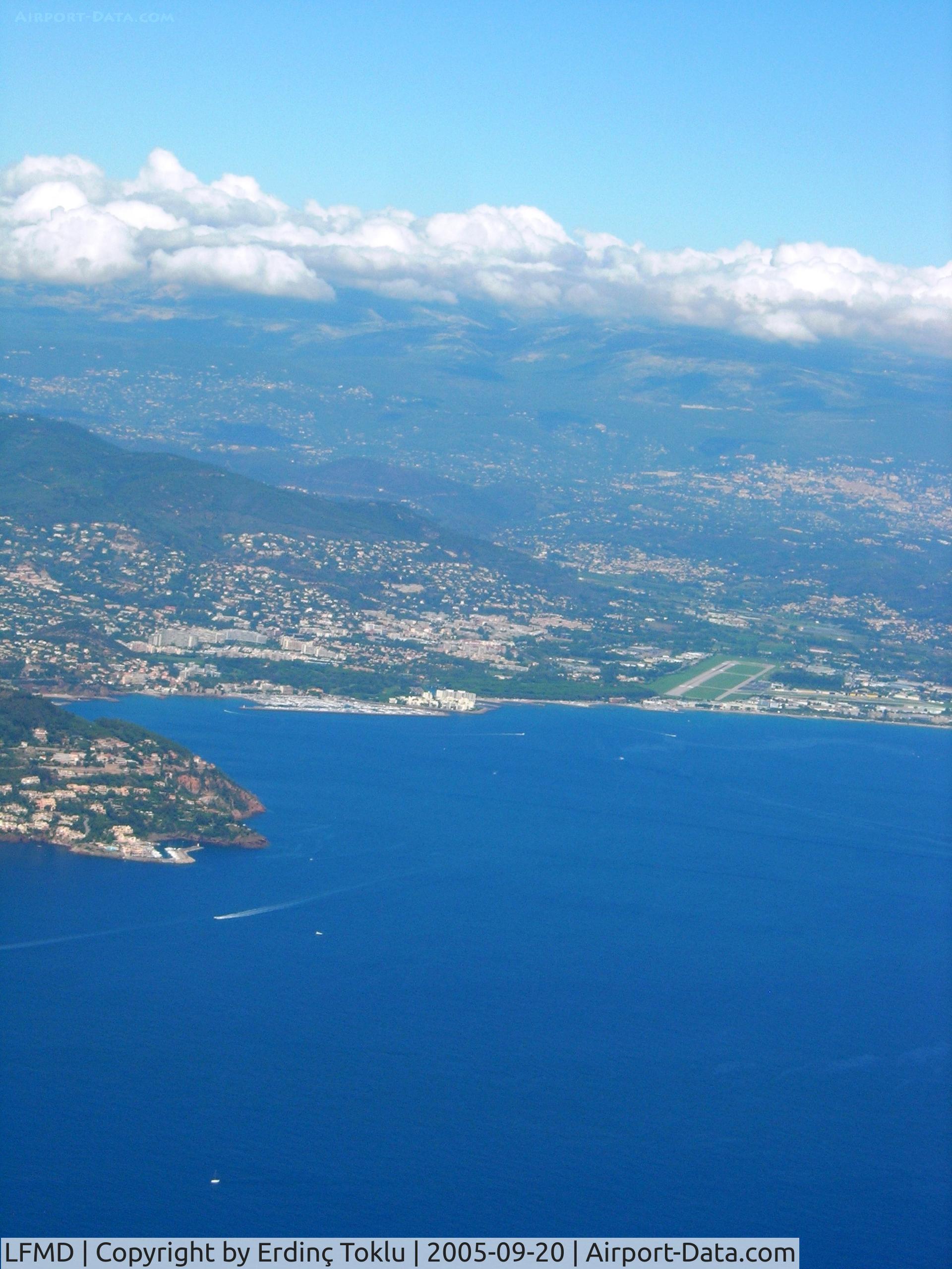 Cannes Mandelieu Airport, Cannes France (LFMD) - Cannes Mandelieu. Well a bit far in the picture but as clear as Cannes climate.