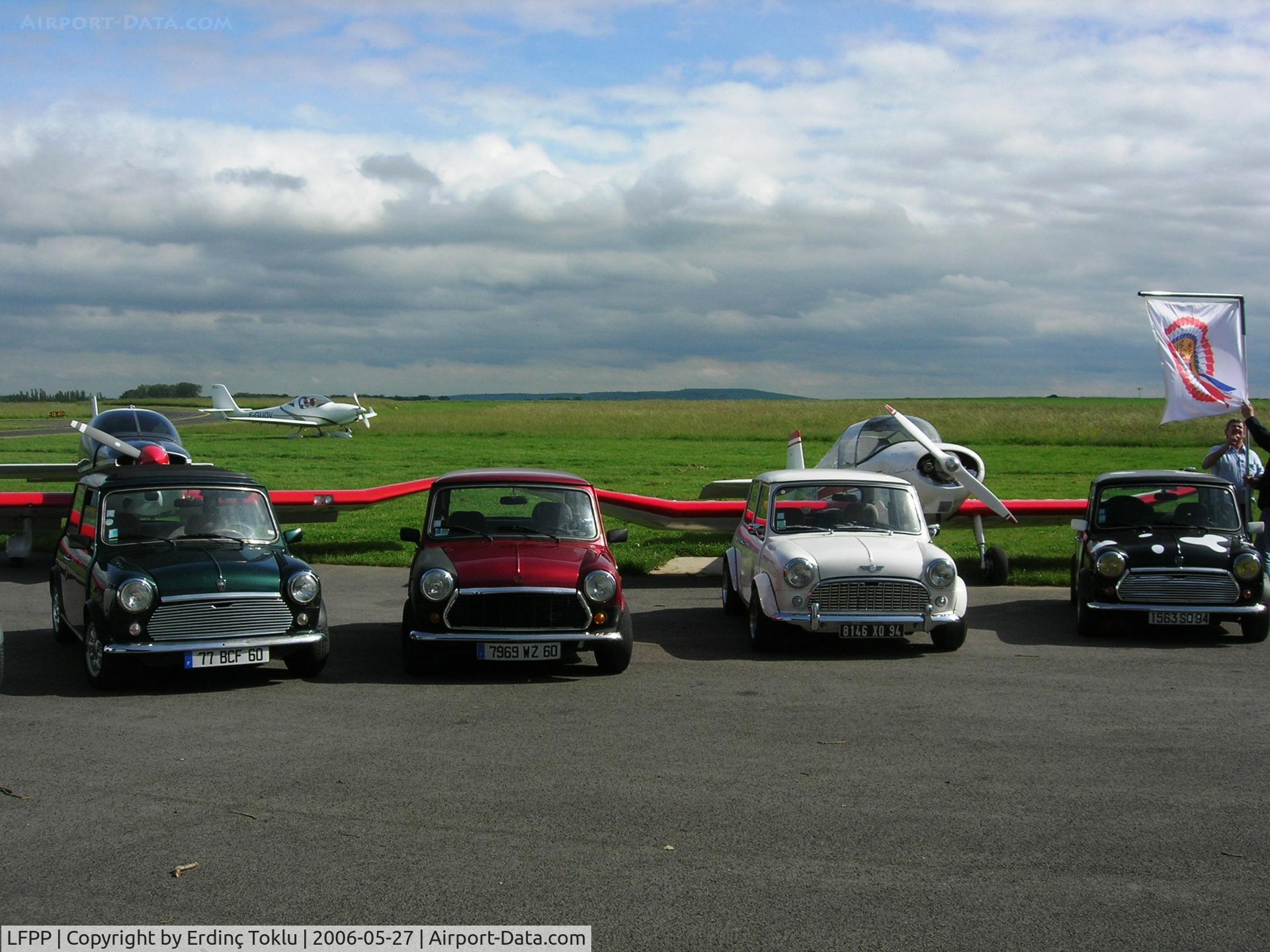 Le Plessis-Belleville Airport, Le Plessis-Belleville France (LFPP) - Mini Cooper and planes at Plessis-Belleville