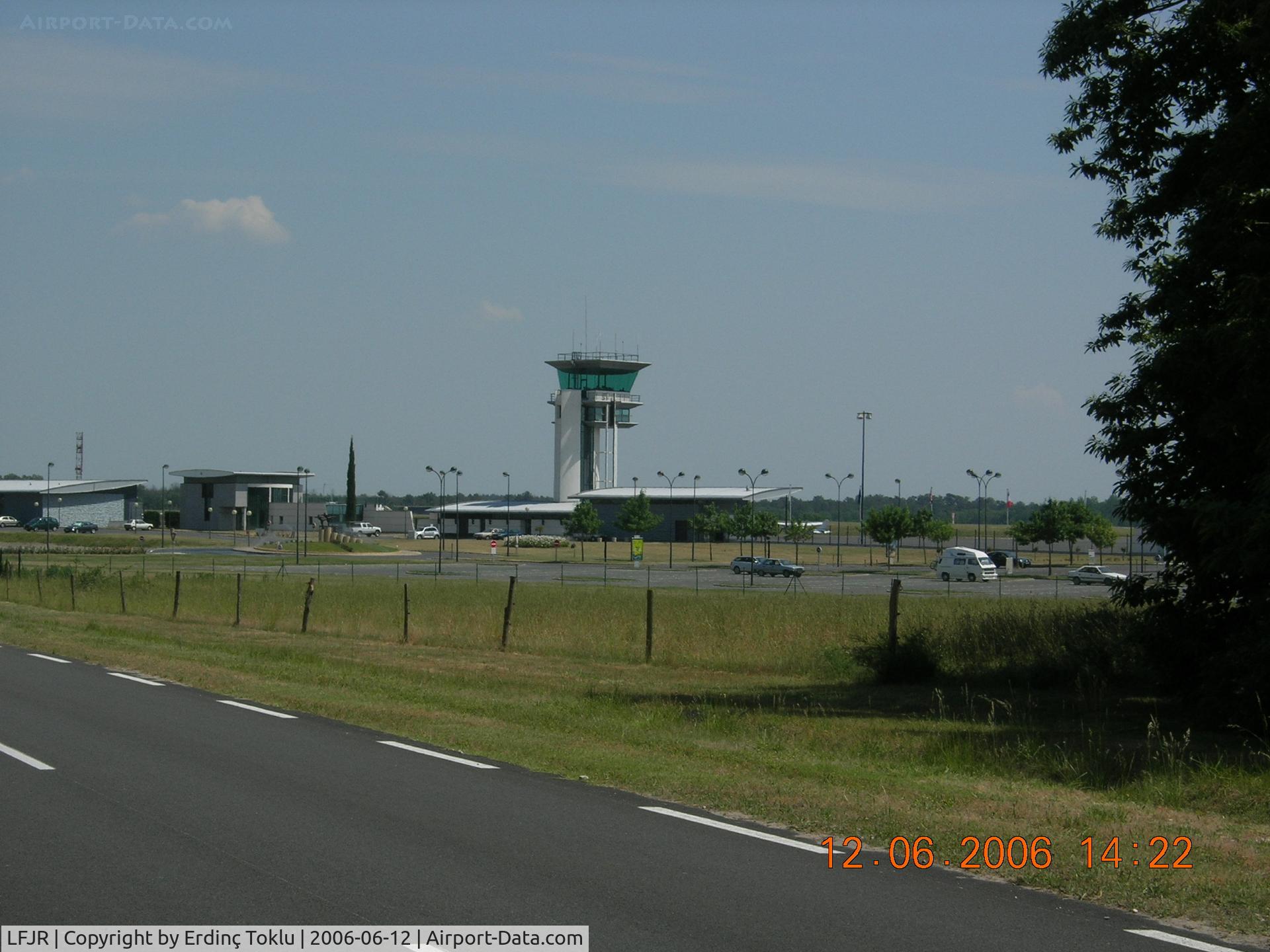 Angers Marge Airport, Angers France (LFJR) - Angers-Marcé airport tower.