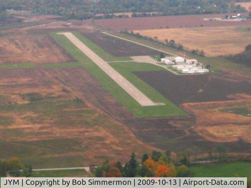 Hillsdale Municipal Airport (JYM) - Looking NW