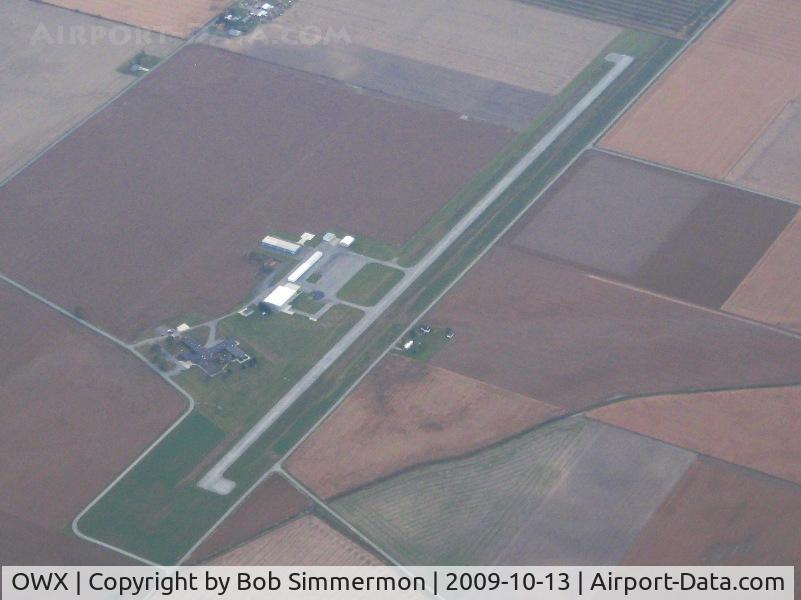 Putnam County Airport (OWX) - Looking SW from 7500'