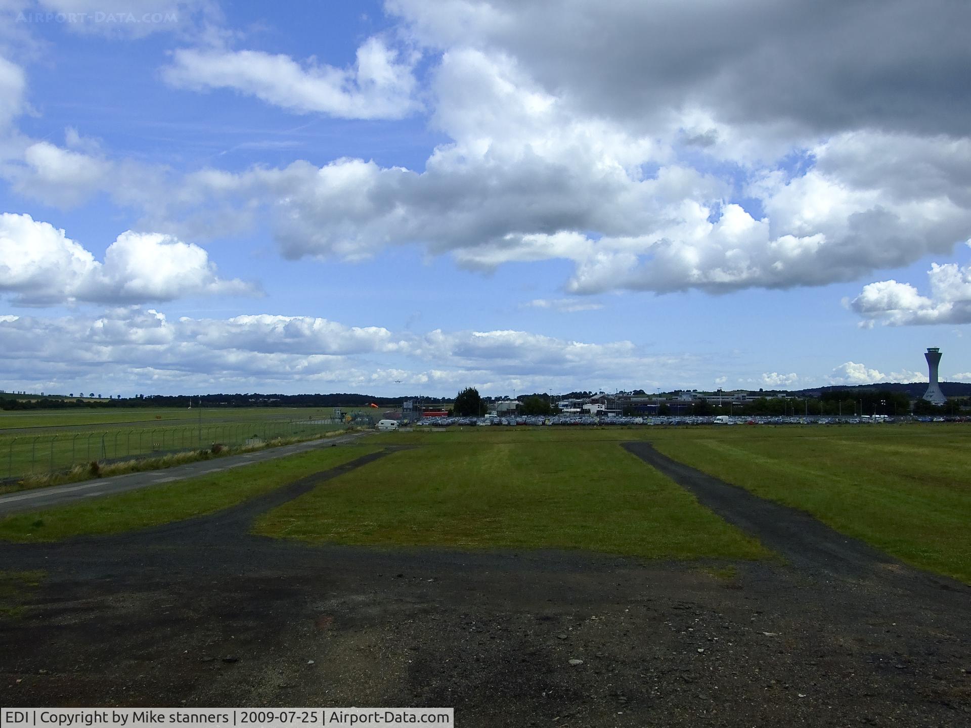 Edinburgh Airport, Edinburgh, Scotland United Kingdom (EDI) - A VIEW of Edinburgh airport from Ingleston looking East